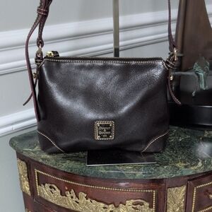 Dooney & Bourke Black Leather Crossbody Bag